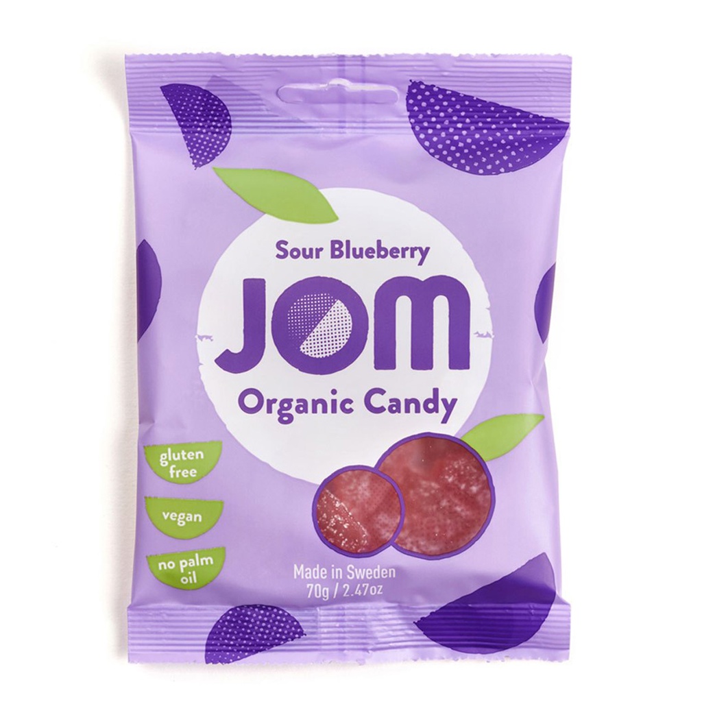 حلوى بنكهة التوت الحامض عضوي ( JOM)